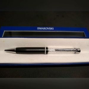 BNIB Black Swarovski Crystal Pen